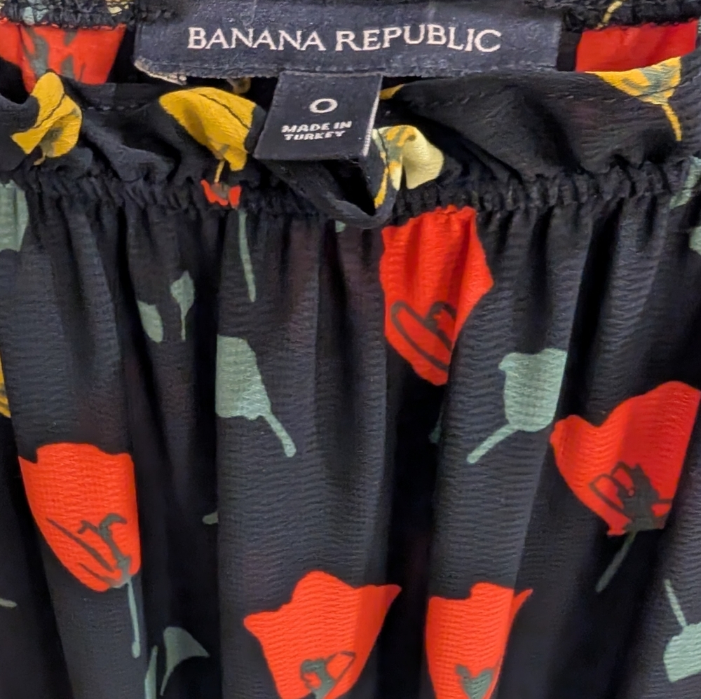 Banana Republic California Poppy floral print midi dress - Picture 4 of 7